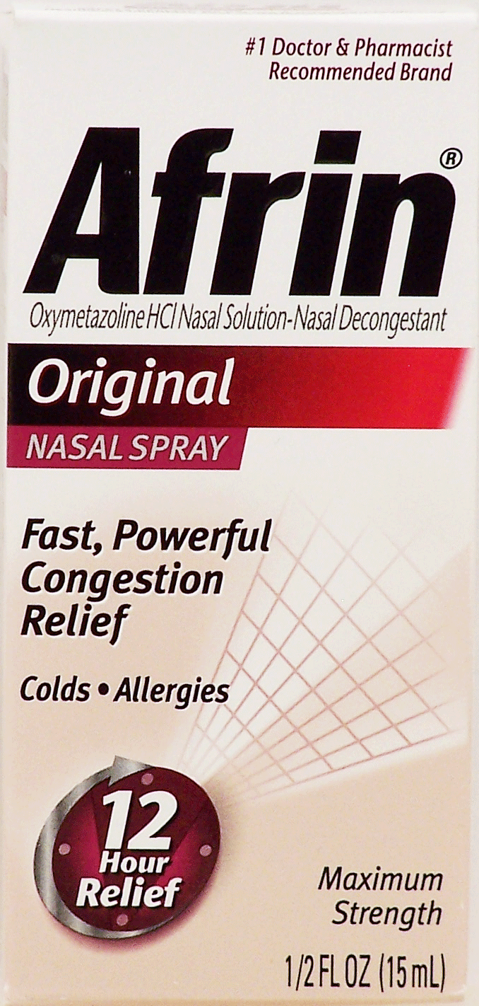 Afrin&nbsp;&nbsp;original, relieves nasal congestion Full-Size Picture